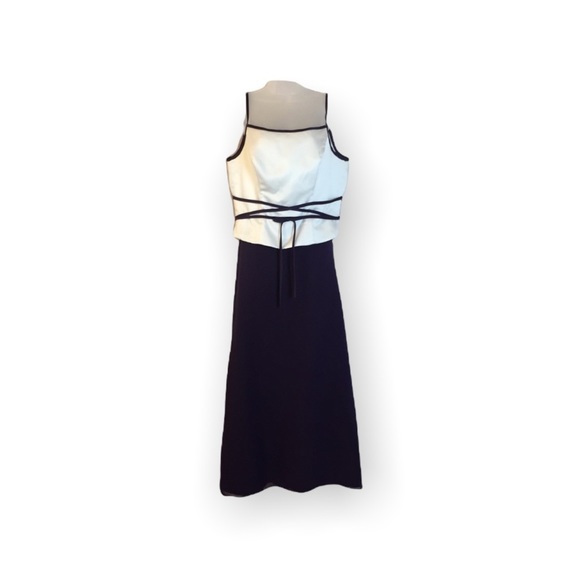 Alfred Angelo 2 Piece Purple & White Semi Formal - Picture 1 of 6